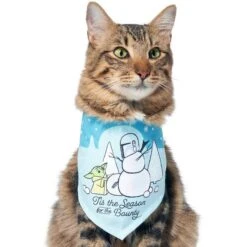 STAR WARS THE MANDALORIAN GROGU "Tis The Season" Dog & Cat Bandana -Meow Meals 270539 PT3. AC SS1800 V1637714521