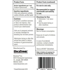 Trixsyn Feline Hyaluronan Joint Support Cat Supplement, 2-oz Bottle 14 Trixsyn Feline Hyaluronan Joint Support Cat Supplement, 2-oz Bottle -Meow Meals 271728 PT5. AC SS1800 V1698177667
