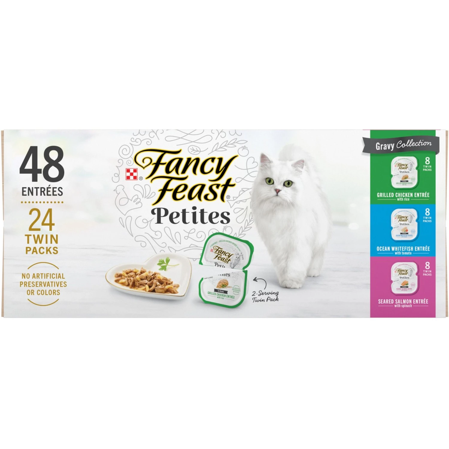 Fancy Feast Gourmet Petites Gravy Collection Variety Pack Wet Cat Food 3 Fancy Feast Gourmet Petites Gravy Collection Variety Pack Wet Cat Food