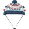 Frisco Pom Pom Dog & Cat Knitted Hat -Meow Meals 276307 MAIN. AC SS1800 V1631301731