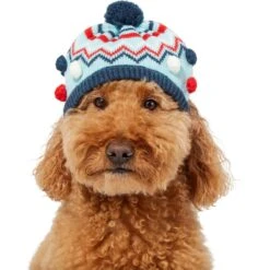 Frisco Pom Pom Dog & Cat Knitted Hat 9 Frisco Pom Pom Dog & Cat Knitted Hat -Meow Meals 276307 PT2. AC SS1800 V1631666246
