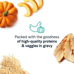 CANIDAE Balanced Bowl Chicken & Pumpkin Recipe In Gravy Wet Cat Food, 3-oz Can, Case Of 24 -Meow Meals 279823 PT4. AC SS1800 V1615422411