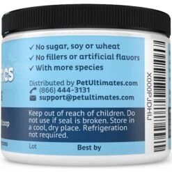 Pet Ultimates Probiotics Cat Supplement, 1.55-oz Jar -Meow Meals 280761 PT2. AC SS1800 V1616164308