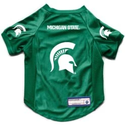 Littlearth NCAA Stretch Dog & Cat Jersey, Michigan State Spartans