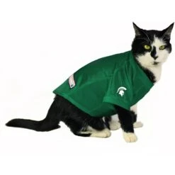 Littlearth NCAA Stretch Dog & Cat Jersey, Michigan State Spartans -Meow Meals 284096 PT4. AC SS1800 V1619541751