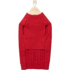 Frisco Personalized Dog & Cat Cable Knitted Sweater -Meow Meals 285168 PT4. AC SS1800 V1628218316