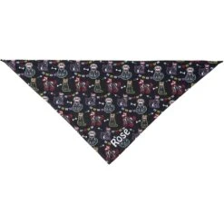 Frisco Dia De Los Muertos Personalized Dog & Cat Bandana -Meow Meals 287052 PT3. AC SS1800 V1623246185