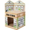 Frisco Yoga Studio Cardboard Cat House, 2-Story -Meow Meals 288965 MAIN. AC SS1800 V1638289769