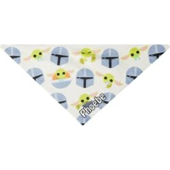 STAR WARS THE MANDALORIAN GROGU Chibi Print Personalized Dog & Cat Bandana -Meow Meals 290170 PT4. AC SS1800 V1671228159
