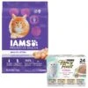 Iams ProActive Health Kitten Dry Cat Food & Fancy Feast Tender Feast Variety Pack Canned Kitten Food -Meow Meals 293254 MAIN. AC SS1800 V1619983022