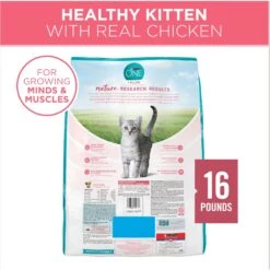 Purina ONE +Plus Healthy Kitten Formula Natural Dry Cat Food & Purina Pro Plan Focus Kitten Favorites Variety Pack Canned Cat Food -Meow Meals 293524 PT2. AC SS1800 V1679927719
