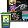 Sheba Perfect Portions Seafood Pate Variety Pack Grain-Free Adult Wet Cat Food Trays & Greenies Feline SmartBites Healthy Indoor Natural Tuna Flavor Soft & Crunchy Adult Cat Treats 1 Sheba Perfect Portions Seafood Pate Variety Pack Grain-Free Adult Wet Cat Food Trays & Greenies Feline SmartBites Healthy Indoor Natural Tuna Flavor Soft & Crunchy Adult Cat Treats -Meow Meals 293850 MAIN. AC SS1800 V1648476111