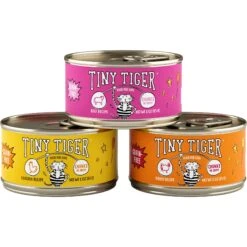 Tiny Tiger Chunks In Gravy Beef & Poultry Recipes Variety Pack Grain-Free Canned Cat Food & Fancy Feast Grilled Poultry & Beef Feast Variety Pack Canned Cat Food -Meow Meals 293928 PT6. AC SS1800 V1668542613
