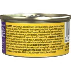 Wellness Complete Health Kitten Chicken Entree Recipe Natural Canned Cat Food & Wellness CORE Natural Grain-Free Turkey & Chicken Liver Pate Canned Kitten Food -Meow Meals 294276 PT2. AC SS1800 V1621981987