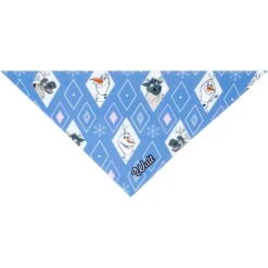 Disney Frozen's Olaf Diamond Pattern Personalized Dog & Cat Bandana -Meow Meals 294289 PT3. AC SS1800 V1625152656