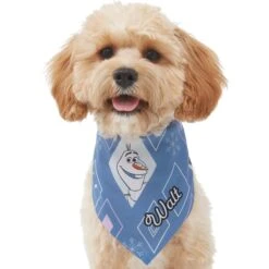 Disney Frozen's Olaf Diamond Pattern Personalized Dog & Cat Bandana -Meow Meals 294289 PT6. AC SS1800 V1625155100