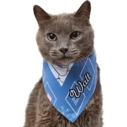 Disney Frozen's Olaf Diamond Pattern Personalized Dog & Cat Bandana -Meow Meals 294289 PT7. AC SS1800 V1625153556