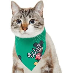 Disney Mickey Mouse Golden Days Personalized Dog & Cat Bandana -Meow Meals 294293 PT7. AC SS1800 V1625151485