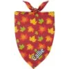 Frisco Fall Leaves Personalized Dog & Cat Bandana -Meow Meals 296994 MAIN. AC SS1800 V1627654345