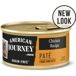 American Journey Pate Chicken Recipe Grain-Free Canned Cat Food & Wellness Complete Health Pate Chicken Entree Grain-Free Natural Canned Cat Food -Meow Meals 297790 PT1. AC SS1800 V1694617595