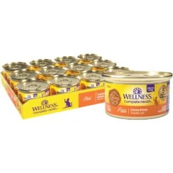 American Journey Pate Chicken Recipe Grain-Free Canned Cat Food & Wellness Complete Health Pate Chicken Entree Grain-Free Natural Canned Cat Food -Meow Meals 297790 PT5. AC SS1800 V1694612327