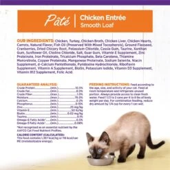 American Journey Pate Chicken Recipe Grain-Free Canned Cat Food & Wellness Complete Health Pate Chicken Entree Grain-Free Natural Canned Cat Food -Meow Meals 297790 PT6. AC SS1800 V1694617133