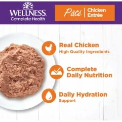 American Journey Pate Chicken Recipe Grain-Free Canned Cat Food & Wellness Complete Health Pate Chicken Entree Grain-Free Natural Canned Cat Food -Meow Meals 297790 PT7. AC SS1800 V1694617133