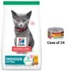 Hill's Science Diet Kitten Healthy Cuisine Tender Chicken & Rice Medley Canned Cat Food & Hill's Science Diet Indoor Kitten Dry Cat Food -Meow Meals 298098 MAIN. AC SS1800 V1693256185
