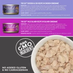 Tiki Cat Stix Duck In Creamy Gravy Grain-Free Wet Cat Treat, 3-oz Pouch, Pack Of 6 & Tiki Cat Luau Variety Pack Grain-Free Canned Cat Food -Meow Meals 298546 PT4. AC SS1800 V1702939332