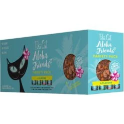 Tiki Cat Stix Salmon In Gravy Grain-Free Wet Cat Treat & Tiki Cat Aloha Friends Variety Pack Grain-Free Wet Cat Food -Meow Meals 298548 PT1. AC SS1800 V1702939348
