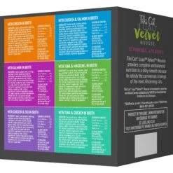 Tiki Cat Luau Velvet Mousse Variety Pack Grain-Free Wet Cat Food, 2.8-oz Pouch, Case Of 12 & American Journey Landmark Broths Tuna, Shrimp & Whitefish Recipe Wet Cat Food Complement Pouches, 1.4 Oz Case Of 16 -Meow Meals 298552 PT2. AC SS1800 V1701115718