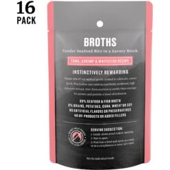 Tiki Cat Luau Velvet Mousse Variety Pack Grain-Free Wet Cat Food, 2.8-oz Pouch, Case Of 12 & American Journey Landmark Broths Tuna, Shrimp & Whitefish Recipe Wet Cat Food Complement Pouches, 1.4 Oz Case Of 16 -Meow Meals 298552 PT6. AC SS1800 V1701115718