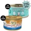 Tiny Tiger Chunks In EXTRA Gravy Seafood Recipe Grain-Free Canned Cat Food & Fancy Feast Gravy Lovers Ocean Whitefish & Tuna Feast In Sauteed Seafood Flavor Gravy Canned Cat Food -Meow Meals 298568 MAIN. AC SS1800 V1692203981