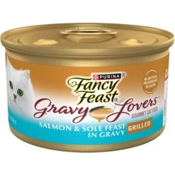 Tiny Tiger Chunks In Gravy Salmon & Whitefish Recipe Grain-Free Canned Cat Food & Fancy Feast Gravy Lovers Salmon & Sole Feast In Seared Salmon Flavor Gravy Gourmet Wet Cat Food 16 Tiny Tiger Chunks In Gravy Salmon & Whitefish Recipe Grain-Free Canned Cat Food & Fancy Feast Gravy Lovers Salmon & Sole Feast In Seared Salmon Flavor Gravy Gourmet Wet Cat Food -Meow Meals 298576 PT5. AC SS1800 V1692897301
