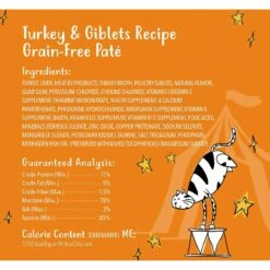 Tiny Tiger Pate Chicken Recipe Grain-Free Canned Cat Food & Tiny Tiger Pate Turkey & Giblets Recipe Grain-Free Canned Cat Food 14 Tiny Tiger Pate Chicken Recipe Grain-Free Canned Cat Food & Tiny Tiger Pate Turkey & Giblets Recipe Grain-Free Canned Cat Food -Meow Meals 298590 PT5. AC SS1800 V1621303354
