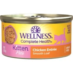 Wellness Complete Health Kitten Chicken Entree Recipe Natural Canned Cat Food & Wellness Complete Health Natural Grain-Free Deboned Chicken & Chicken Meal Dry Kitten Food 11 Wellness Complete Health Kitten Chicken Entree Recipe Natural Canned Cat Food & Wellness Complete Health Natural Grain-Free Deboned Chicken & Chicken Meal Dry Kitten Food -Meow Meals 298660 PT1. AC SS1800 V1621981940