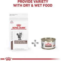Royal Canin Veterinary Diet Adult Gastrointestinal Loaf In Sauce Canned Cat Food -Meow Meals 299279 PT6. AC SS1800 V1691702090
