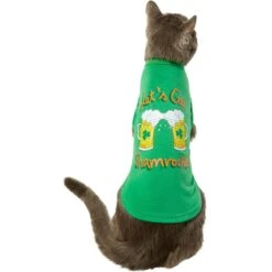 Frisco Let's Get Shamrocked Dog & Cat T-Shirt -Meow Meals 300184 PT2. AC SS1800 V1639595807