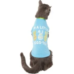 Frisco I'm A Little Eggs-tra Dog & Cat T-Shirt -Meow Meals 300646 PT2. AC SS1800 V1641537390