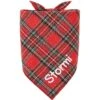 Frisco Tartan Plaid Embroidered Personalized Dog & Cat Bandana -Meow Meals 301157 MAIN. AC SS1800 V1628011946