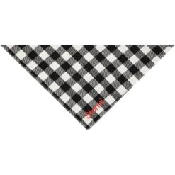 Frisco Buffalo Check Embroidered Personalized Dog & Cat Bandana -Meow Meals 301162 PT3. AC SS1800 V1628013696