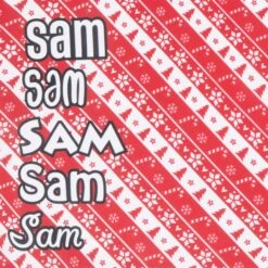 Frisco Fair Isle Personalized Dog & Cat Bandana -Meow Meals 301357 PT4. AC SS1800 V1627654637