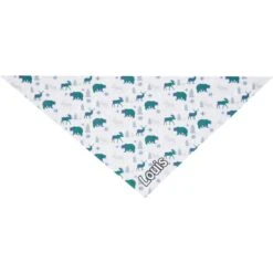 Frisco Buffalo Plaid Winter Animals Personalized Dog & Cat Bandana -Meow Meals 301365 PT3. AC SS1800 V1627655210