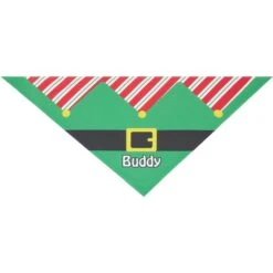 Frisco Santa's Favorite Elf Personalized Dog & Cat Bandana -Meow Meals 301369 PT3. AC SS1800 V1627653711