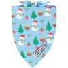 Frisco Snowman & Presents Personalized Dog & Cat Bandana -Meow Meals 301373 MAIN. AC SS1800 V1627654412