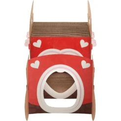 Frisco Valentine Love Carriage Cardboard Cat House, 2-Story -Meow Meals 301565 PT2. AC SS1800 V1637694179