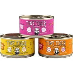 Tiny Tiger Chunks In EXTRA Gravy Beef & Poultry Recipes Variety Pack Grain-Free Canned Cat Food & Tiny Tiger Crunchy Bunch, Chicken Cannonball, Chicken Flavor Cat Treats 12 Tiny Tiger Chunks In EXTRA Gravy Beef & Poultry Recipes Variety Pack Grain-Free Canned Cat Food & Tiny Tiger Crunchy Bunch, Chicken Cannonball, Chicken Flavor Cat Treats -Meow Meals 303740 PT2. AC SS1800 V1623058049