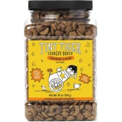 Tiny Tiger Chunks In EXTRA Gravy Beef & Poultry Recipes Variety Pack Grain-Free Canned Cat Food & Tiny Tiger Crunchy Bunch, Chicken Cannonball, Chicken Flavor Cat Treats 15 Tiny Tiger Chunks In EXTRA Gravy Beef & Poultry Recipes Variety Pack Grain-Free Canned Cat Food & Tiny Tiger Crunchy Bunch, Chicken Cannonball, Chicken Flavor Cat Treats -Meow Meals 303740 PT5. AC SS1800 V1623049946