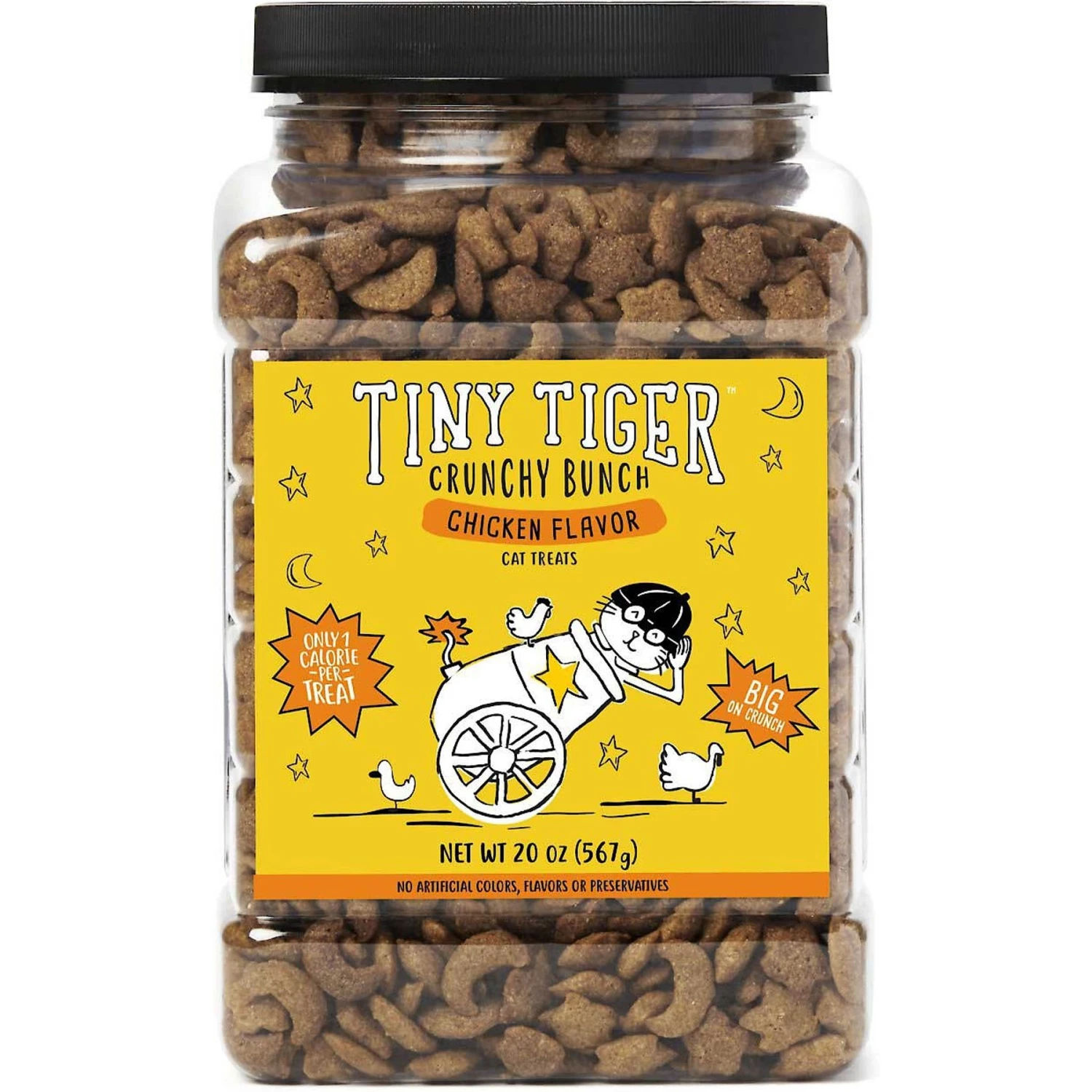 Tiny Tiger Chunks In EXTRA Gravy Beef & Poultry Recipes Variety Pack Grain-Free Canned Cat Food & Tiny Tiger Crunchy Bunch, Chicken Cannonball, Chicken Flavor Cat Treats 8 Tiny Tiger Chunks In EXTRA Gravy Beef & Poultry Recipes Variety Pack Grain-Free Canned Cat Food & Tiny Tiger Crunchy Bunch, Chicken Cannonball, Chicken Flavor Cat Treats - Image 6