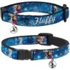 Buckle-Down Disney Frozen Anna & Elsa Poses/Castle & Mountains Personalized Breakaway Cat Collar With Bell -Meow Meals 306381 MAIN. AC SS1800 V1625250805